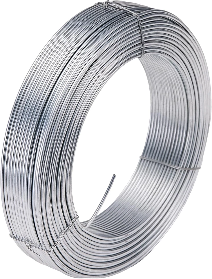 Filo Di Tensione in Acciaio Zincato, 2,7 Mm X 100 M, per Giardino, Recinzione - Immagine 3 di 4