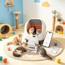 NEW Self Cleaning Cat Litter Box, Automatic Cat Litter Box Large Capacity   