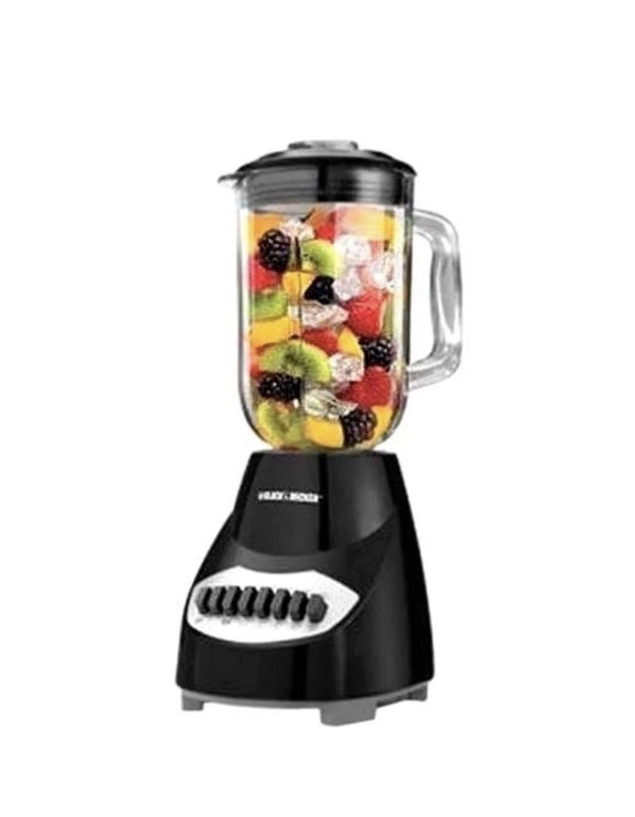 BLACK+DECKER 10-Speed Countertop Blender BL2010BP 6-Cup Plas