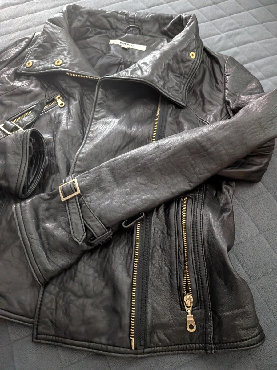 DKNY Leather Jacket products for sale | eBay