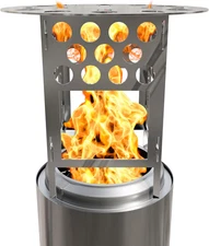 YEFU Fire Pit Heat Deflector for Solo Stove Mesa XL YEFU 7 In, Portable Heat Dif