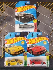 Hot Wheels 2026 Ferrari F40 Competizion Black Not Super Treasure  Hunt Lot Of 3