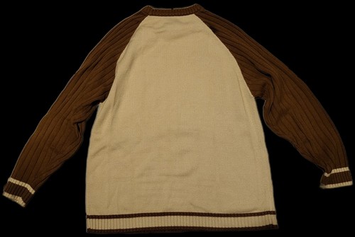 Vintage Southpole Sweater Mens L Brown Long Sleeve Crew Neck Streetwear Hip Hop - Picture 2 of 4