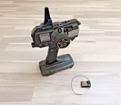 Sanwa MX-3X - 2,4 GHz Fernsteuerung - 3-Kanal - RX-451 Empfänger - RC LRP Mugen