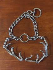 Herm Sprenger ULTRA-PLUS Training Collar with Center-Plate  Chain with Swivel