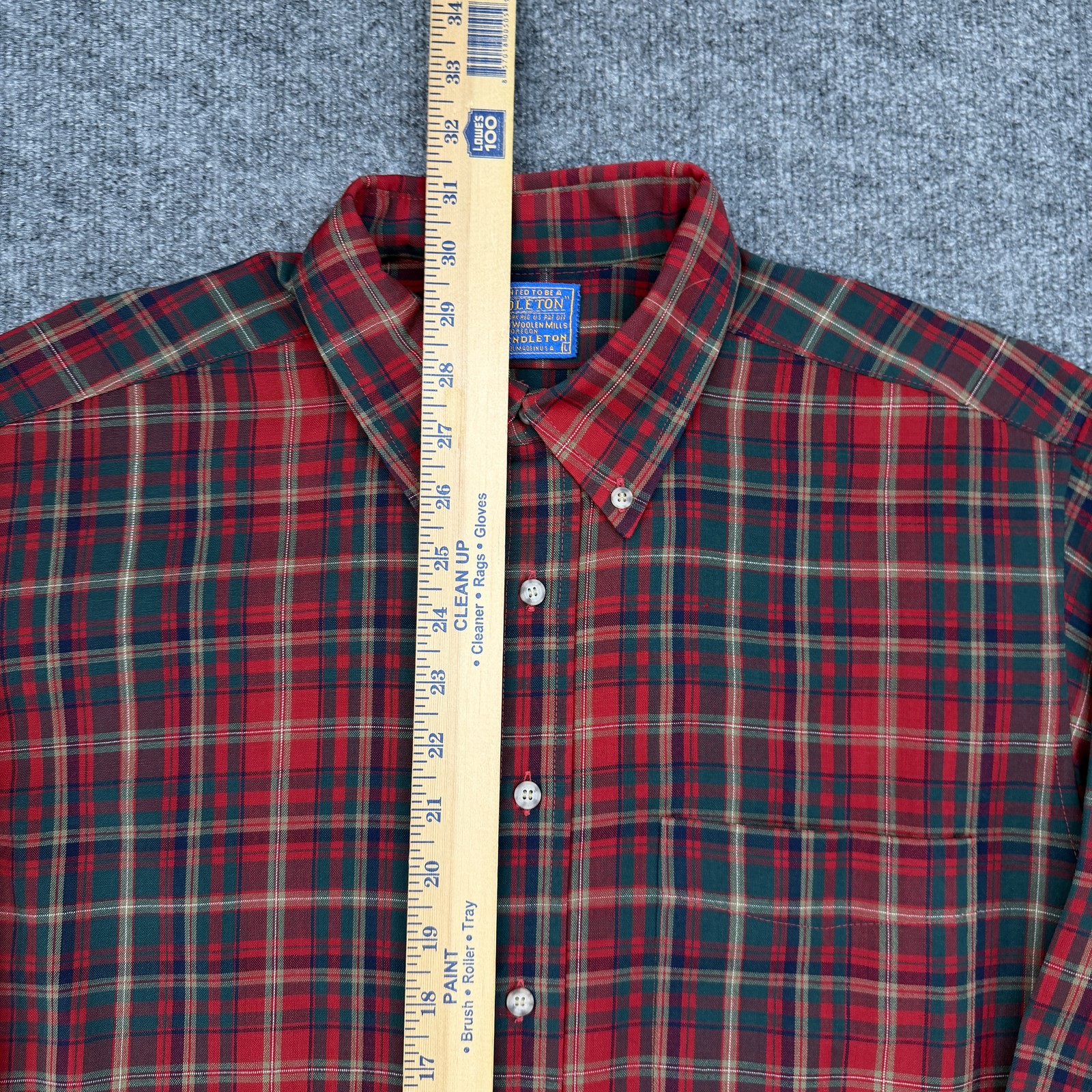 Pendleton Sir Pendleton Wool Plaid Button Down Sh… - image 5