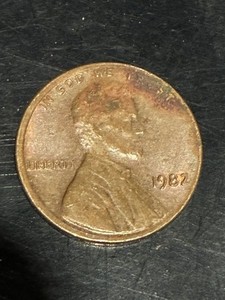 1982 Philadelphia Double Sided Off Center Strike Penny Copper