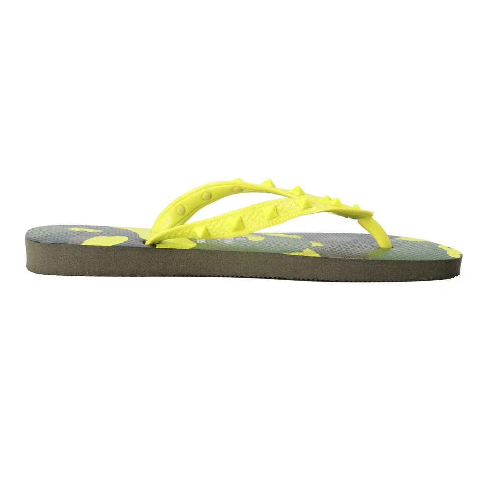 Chanclas Zapatos Valentino Garavani By Havaianas Para Hombre Verde Rockstud Camuflaje Foto 4 de 4