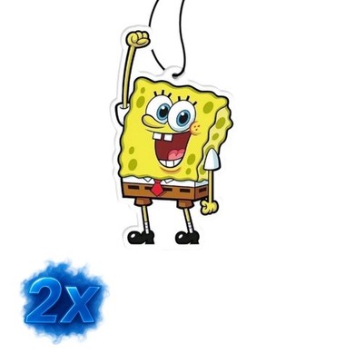 2x Auto Lufterfischer/Spongebob/Rose