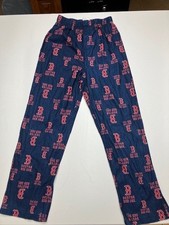 Boston Red Sox Pajama Bottom Youth Medium 10-12 Used Flame Resistant