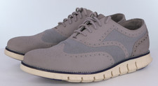 Cole Haan Zerogrand Men's Wingtip Oxfords Shoes Size 11 M Leather Gray