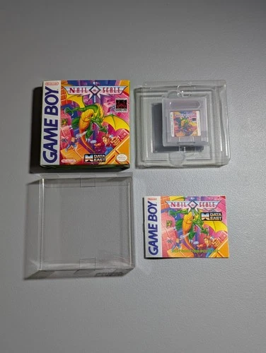 Nail n Scale w/ Box & Manual (Nintendo Game Boy GB, 1992) Authentic - Tested