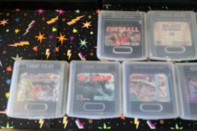Sega Game Gear USA Region Recapped W/ 11 Games Wide View & Carry Case