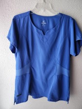 Jockey Scrub Women's Blue Medical Top Shirt Size Large