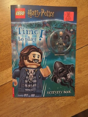 Lego Harry Potter Time To Play Activity Book with Sirius Black Minifigure NEW