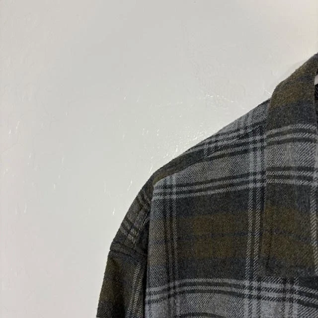 Rails Shirt Mens 2XL Forrest Charcoal Olive Grey Plaid Button Front Cotton - Image 2 of 4