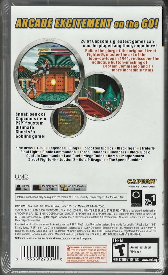 Capcom Classics Collection Remixed - PlayStation Portable - Image 2 of 2