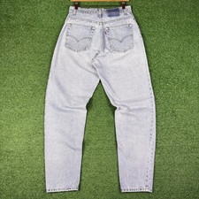 Vintage 1997 Levi's 550 Light Wash Denim Jeans 90s Women's 10 Reg / 30x30 - READ