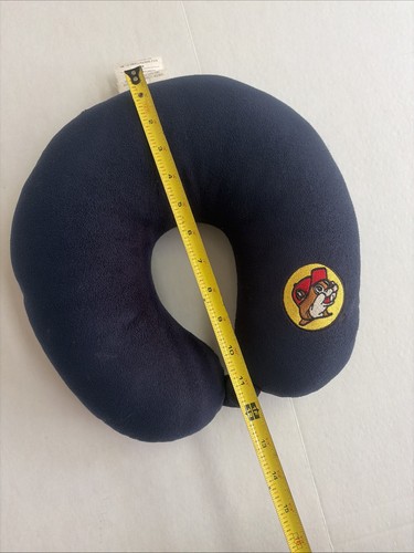 Buc-ees Travel Center- Neck Pillow, Memory Foam Beaver Logo - 12x12 - Picture 7 of 7