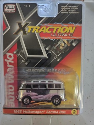 New 65 VW Samba Bus   Chrome Auto World Slot Car X-Traction Ultra-G