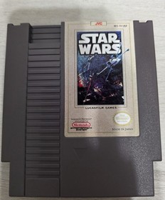 1991 Nintendo NES Star Wars Oval SOQ REV A JVC - Good Condition