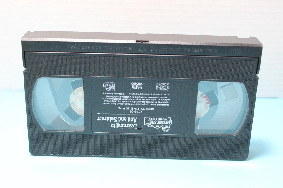 Sesame Street Learning to Add and Subtract VHS (1987) CTW Time-Life Video - Image 4 of 4