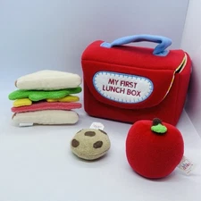Baby GUND My First Lunch Box Baby Kids Plush Play Set Sensory Toys Rattle Set/8