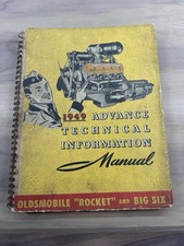 1949 Oldsmobile Advance Technical Information Manual Rocket And Big Six Oem