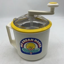 VTG Donvier Ice Cream Maker Manual Crank 2 Pint Capacity Chillfast Made in Japan