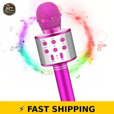 ATOPDREAM Karaoke Microphone for Kids - Bluetooth Singing Machine