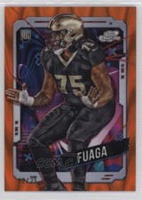 2024 Cosmic Chrome Rookies Orange Galactic Refractor 12/25 Taliese Fuaga 1po4