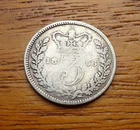 1856 Victoria Threepence — photo from another recent sale