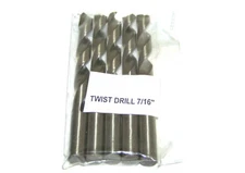 5pc 7/16" Pro Drill Bit HSS Diamond point for Metal Wood Plastic 