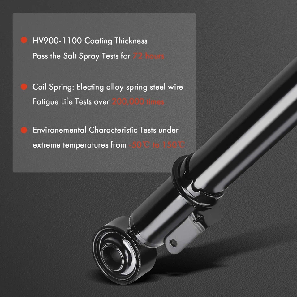 Amortiguador trasero izquierdo y derecho 2 piezas para Acura RL 2005-2012 3,5 L 3,7 L Foto 4 de 4