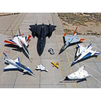 NASA Research Aircraft Fleet Dryden Center Canvas Wall Art Print Poster