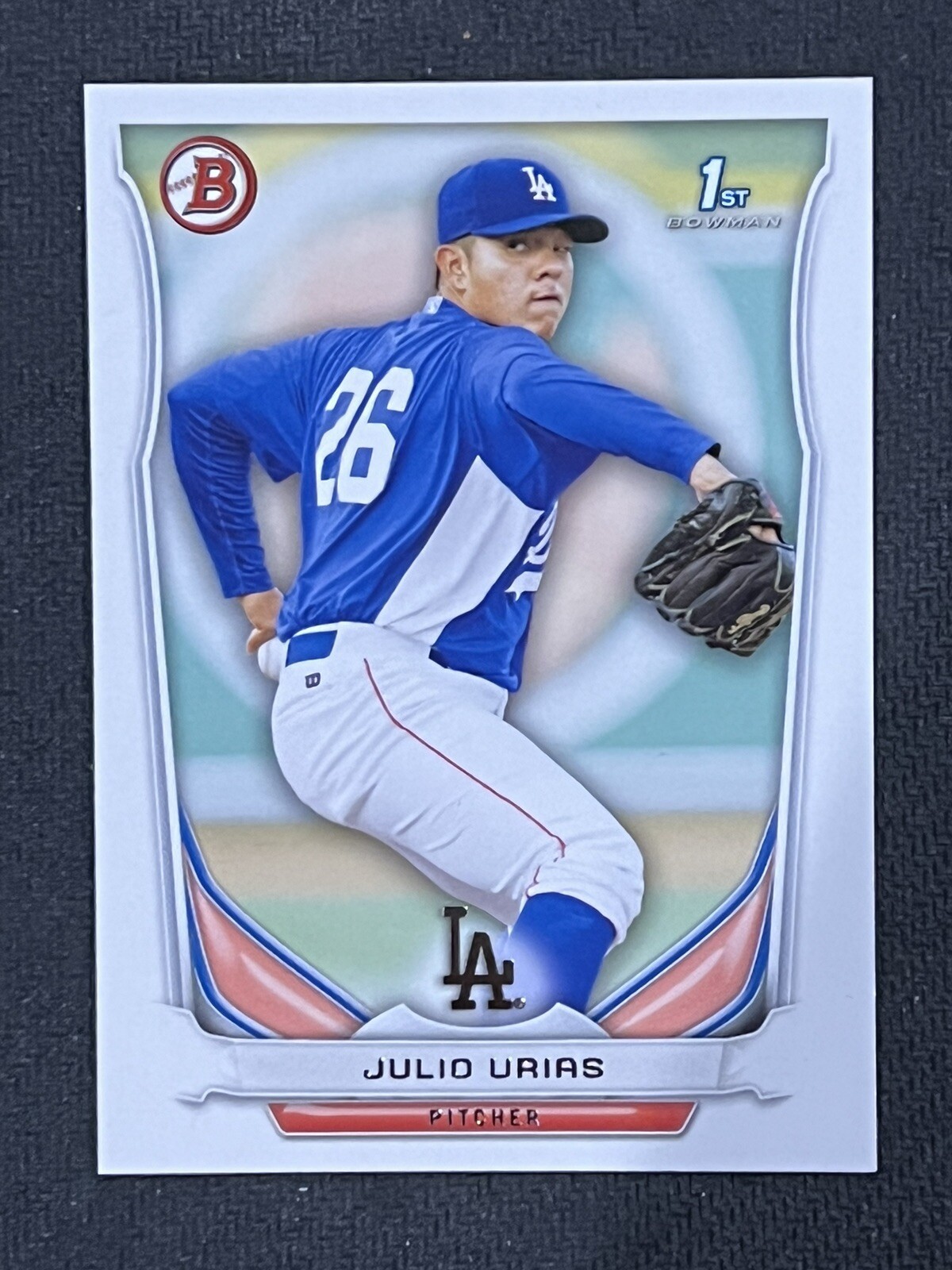2014 Bowman Prospects #BP6 Julio Urias Los Angeles Dodgers