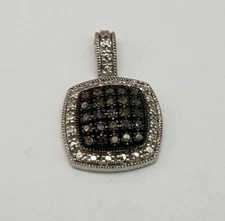 DESIGNER FAS STERLING SILVER AND DIAMONDS PENDANT