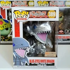 Funko Pop! Yugioh Blue-Eyes White Dragon Box Lunch Exclusive #389 Vaulted NM