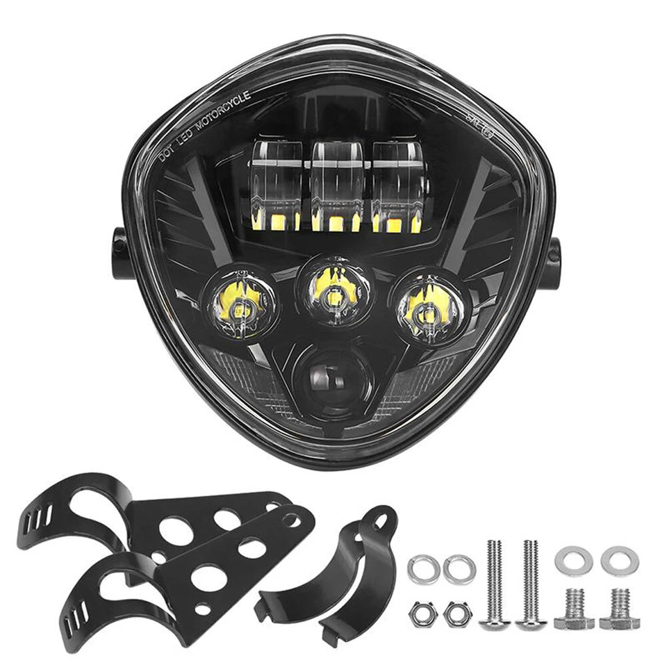 Для Yamaha болт R-SPEC C-SPEC XVS 950 DRL лампа 7 дюймов светодиодный проектор фары - Изображение 2 из 4