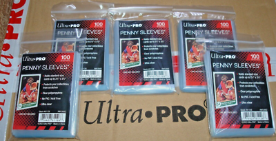 🔥 500 ULTRA PRO SOFT TRADING CARD PENNY SLEEVES BASEBALL MAGIC POKEMON  FOOTBALL