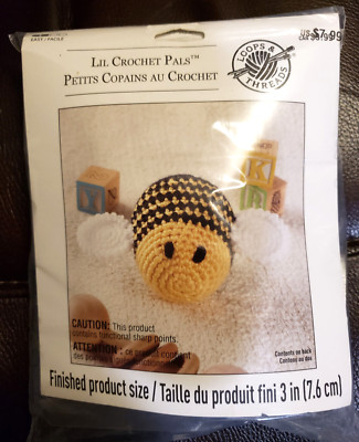 Loops &Threads Lil Crochet Friends- Bumble Bee Kit