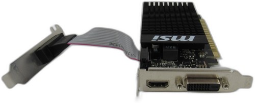 MSI Nvidia GT 710 1GD3H 1GB DDR3 Graphics Card - HDMI VGA DVI Ports - Picture 2 of 3