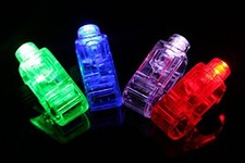 LED Finger Beam 48 Pcs LED Bright Finger Flashlights Party Favor