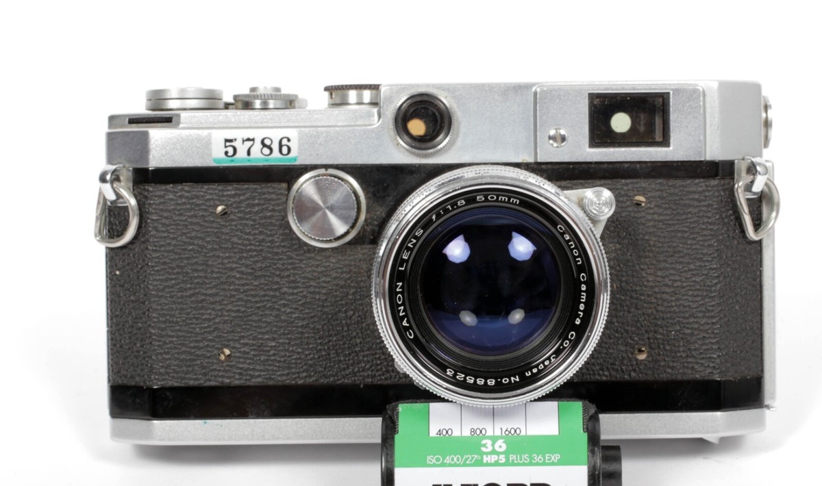 Canon L1 rangefinder 35mm camera with 50mm F1.8 lens #5786 Canon L1 rangefinder 35mm camera with 50mm F1.8 lens #5786