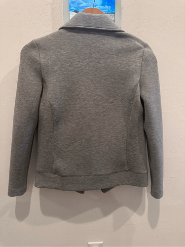 Tommy Hilfiger Moto Grau Langarm Jacke Gr. XS - Bild 5 von 10