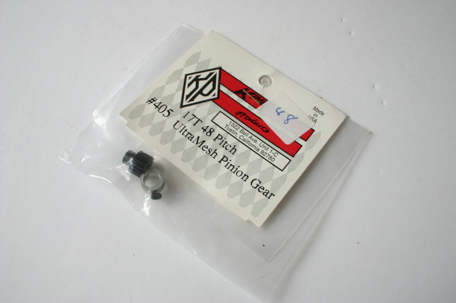 Kimbrough 17 Tooth 48dp UltraMesh Carbon Plastic Pinion Gear - KP 405 Xray AE