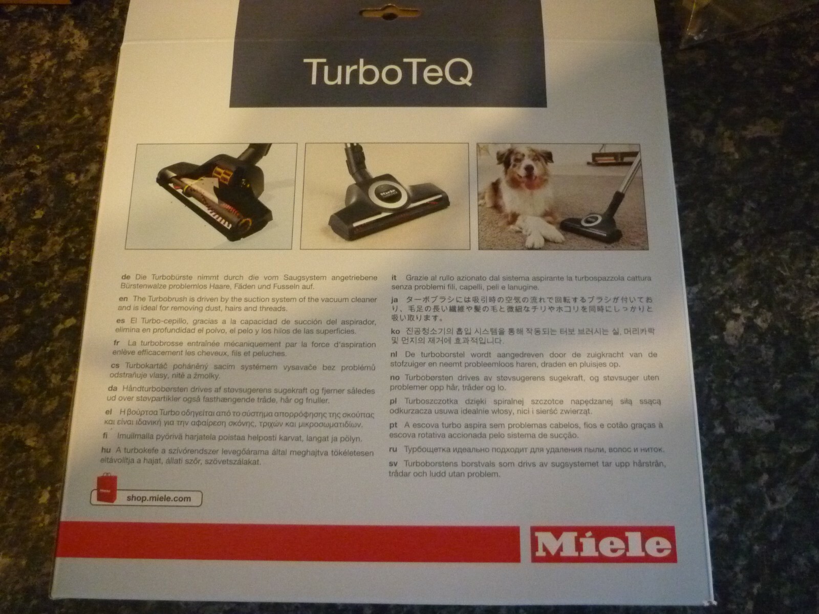 Genuine new Miele vacuum cleaner TurboTeq floorhead STB3053 10455360