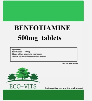 Benfotiamin 500mg Tabletten - Unterstützt einen gesunden Blutzuckerspiegel