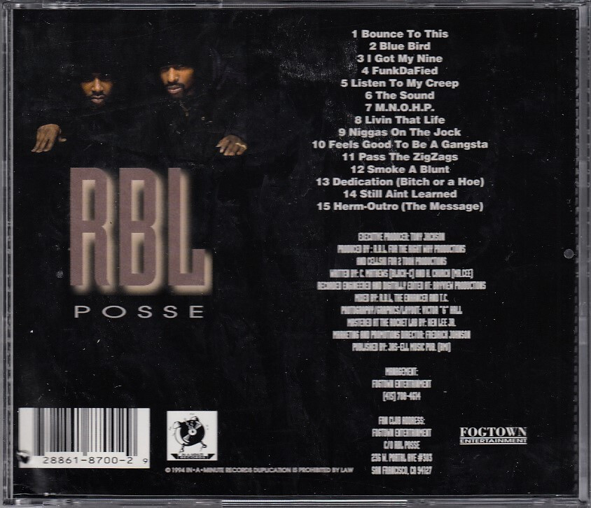 洋楽 RBL POSSE/RUTHLESS BY LAW/G-RAP R.B.L. POSSE - Ruthless By Law - Amazon.com Music