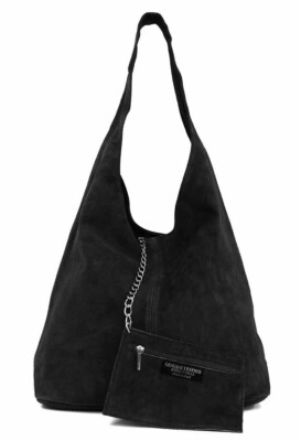 Italy Damen Wildleder Tasche Shopper  Hobo-Bag Schultertasche Handtasche NEU